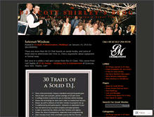 Tablet Screenshot of djscottshirley.com